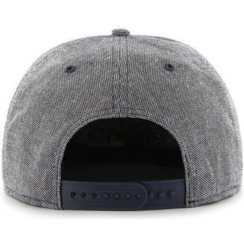 kepure-plokscia-tamsiai-melyna-snapback-tejido-vaquero-new-york-yankees-mlb-47-brand