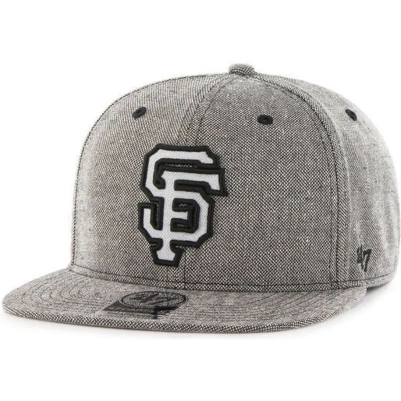 kepure-plokscia-juoda-snapback-tejido-vaquero-san-francisco-giants-mlb-47-brand