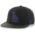 kepure-plokscia-juoda-snapback-los-angeles-dodgers-mlb-47-brand