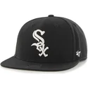 kepure-plokscia-juoda-snapback-chicago-white-sox-mlb-47-brand