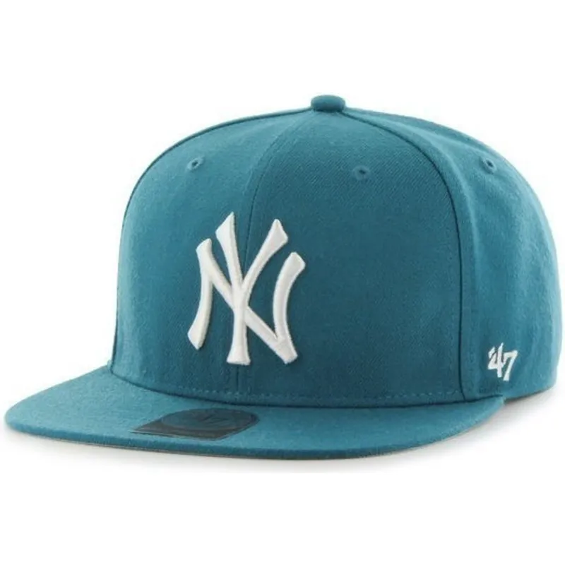 kepure-plokscia-zalia-snapback-new-york-yankees-mlb-47-brand