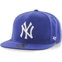 niebieska-plaska-czapka-snapback-mlb-new-york-yankees-marki-47-brand