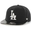 kepure-plokscia-juoda-snapback-brillante-los-angeles-dodgers-mlb-47-brand