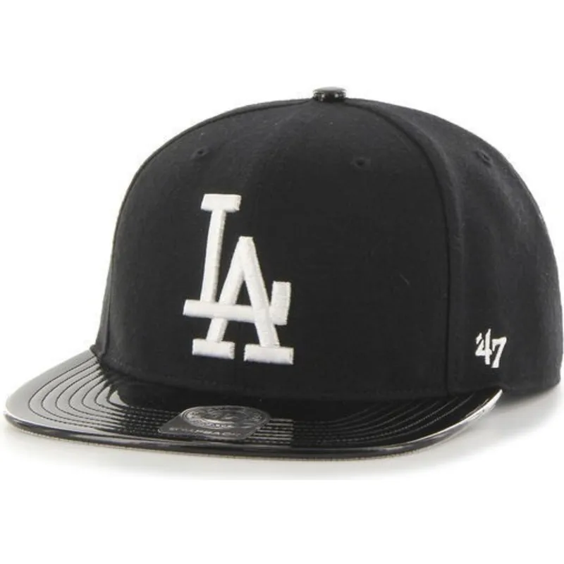 kepure-plokscia-juoda-snapback-brillante-los-angeles-dodgers-mlb-47-brand