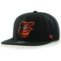 kepure-plokscia-juoda-snapback-lateral-baltimore-orioles-mlb-47-brand