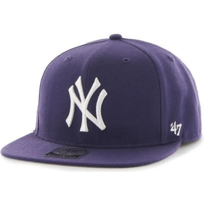 cap-plokscia-violet-snapback-lisa-lateral-new-york-yankees-mlb-47-brand cap-plokscia-violet-snapback-lisa-lateral-new-york-yankees-mlb-47-brand