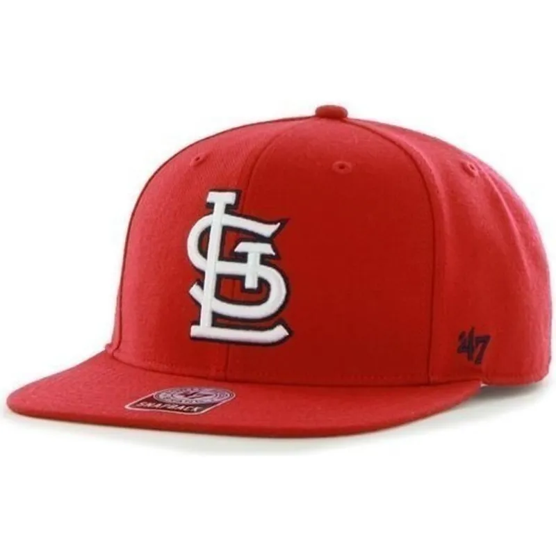 kepure-plokscia-raudona-snapback-lateral-st-louis-cardinals-mlb-47-brand kepure-plokscia-raudona-snapback-lateral-st-louis-cardinals-mlb-47-brand