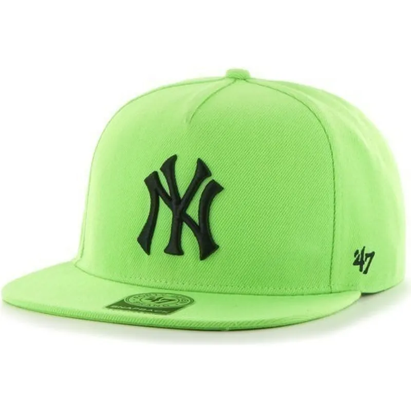 kepure-plokscia-zalia-snapback-new-york-yankees-mlb-47-brand