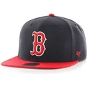 kepure-plokscia-tamsiai-melyna-snapback-boston-red-sox-mlb-47-brand