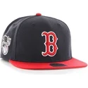 kepure-plokscia-tamsiai-melyna-snapback-boston-red-sox-mlb-47-brand