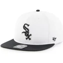 kepure-plokscia-balta-snapback-lateral-chicago-white-sox-mlb-47-brand