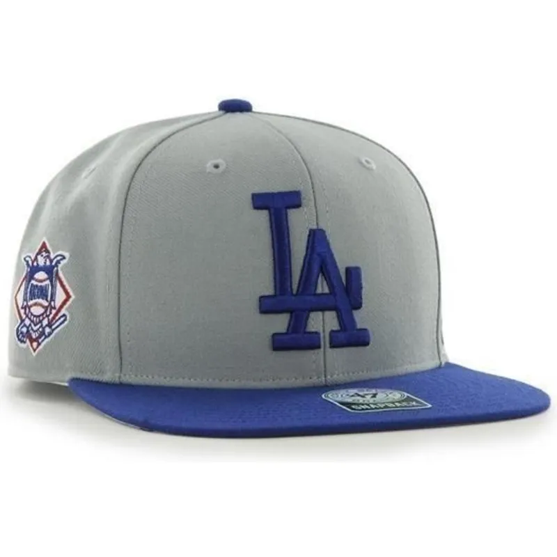 cap-plokscia-gray-snapback-lisa-lateral-los-angeles-dodgers-mlb-47-brand cap-plokscia-gray-snapback-lisa-lateral-los-angeles-dodgers-mlb-47-brand