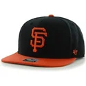 kepure-plokscia-juoda-snapback-lateral-san-francisco-giants-mlb-47-brand