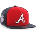 kepure-plokscia-tamsiai-melyna-snapback-lateral-atlanta-braves-mlb-47-brand