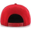 kepure-plokscia-raudona-snapback-lateral-boston-red-sox-mlb-47-brand