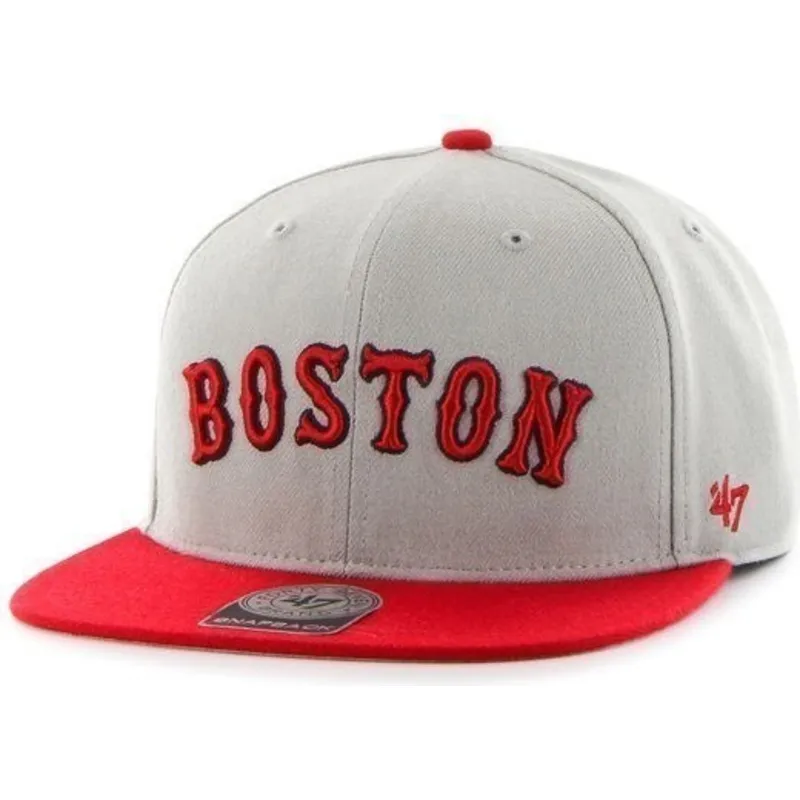 kepure-plokscia-pilka-snapback-lateral-boston-red-sox-mlb-47-brand