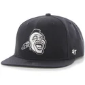 kepure-plokscia-tamsiai-melyna-snapback-lateral-atlanta-braves-mlb-47-brand