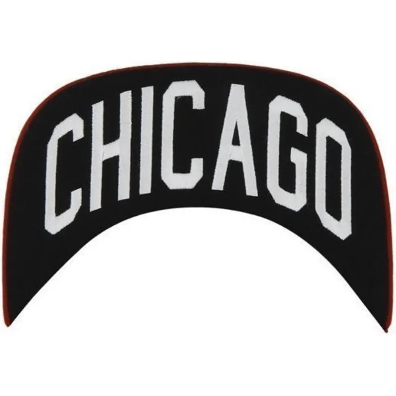 kepure-plokscia-raudona-snapback-chicago-blackhawks-nhl-47-brand