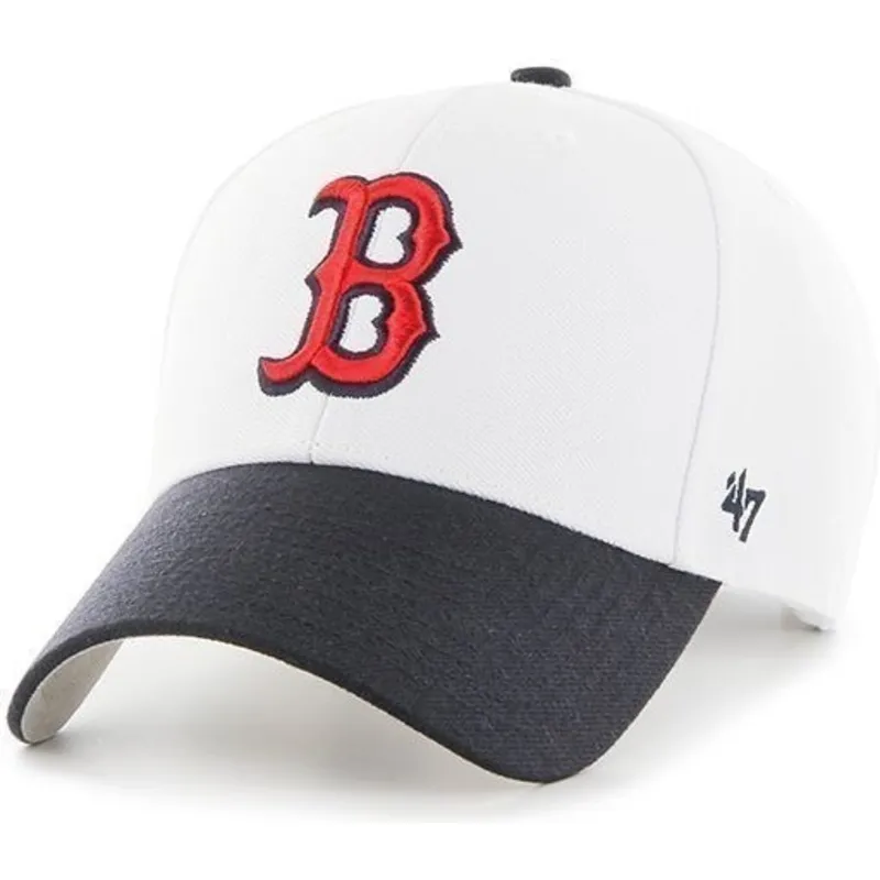 kepure-islenkta-balta-reguliuojamas-boston-red-sox-mlb-47-brand