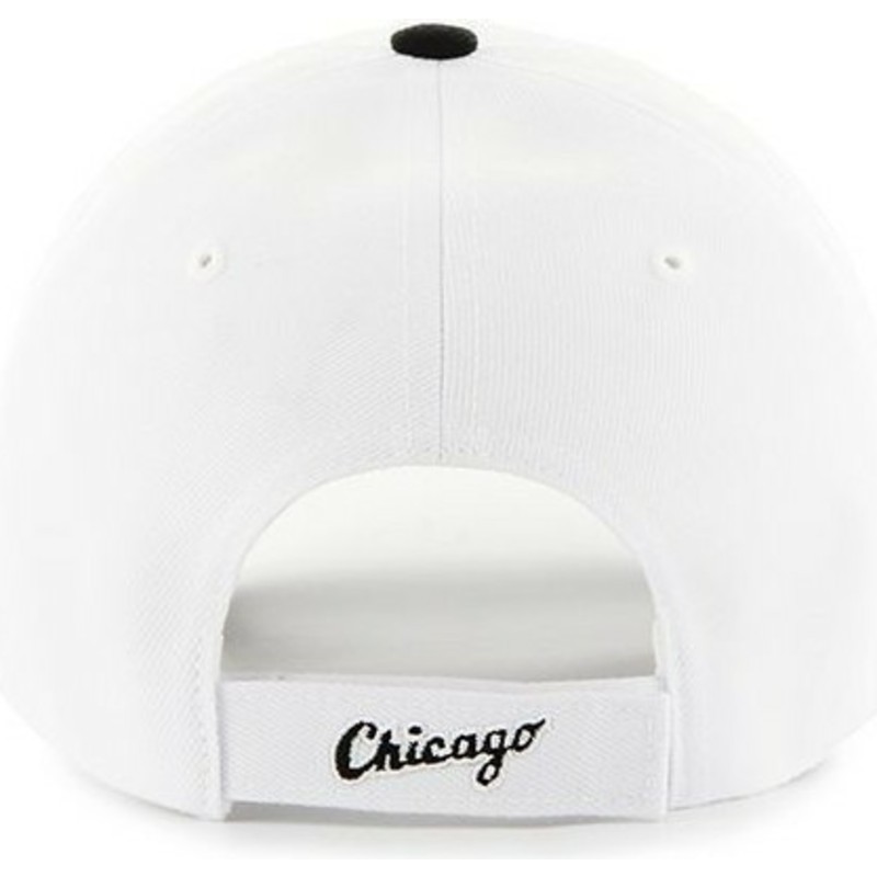 47-brand-curved-brim-mlb-chicago-white-sox-white-cap-with-black-visor