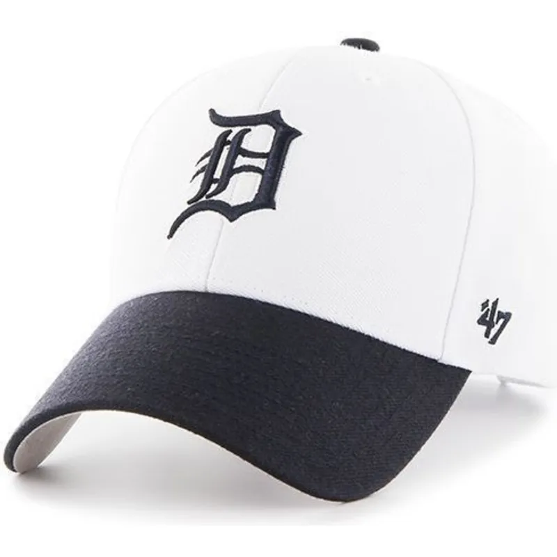 kepure-islenkta-balta-reguliuojamas-detroit-tigers-mlb-47-brand