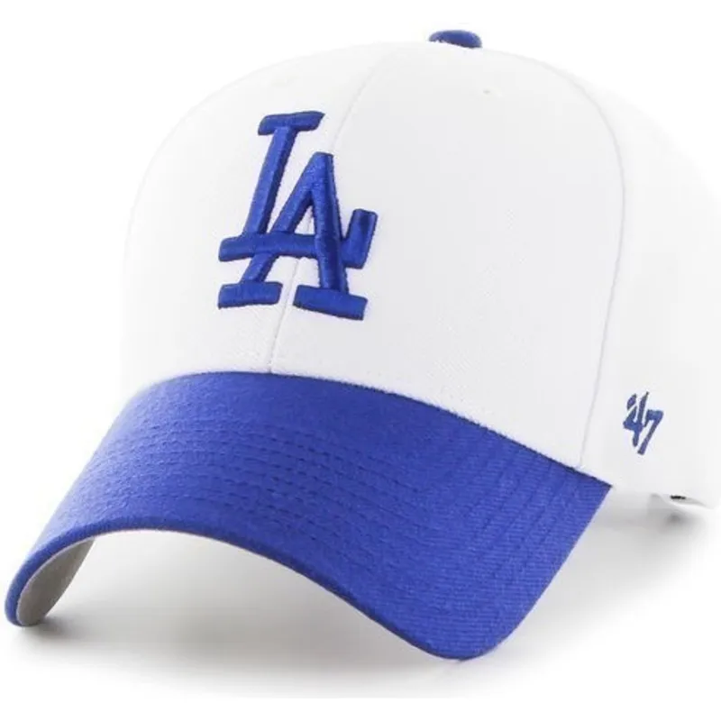 kepure-islenkta-balta-reguliuojamas-los-angeles-dodgers-mlb-47-brand
