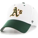 kepure-islenkta-balta-reguliuojamas-oakland-athletics-mlb-47-brand