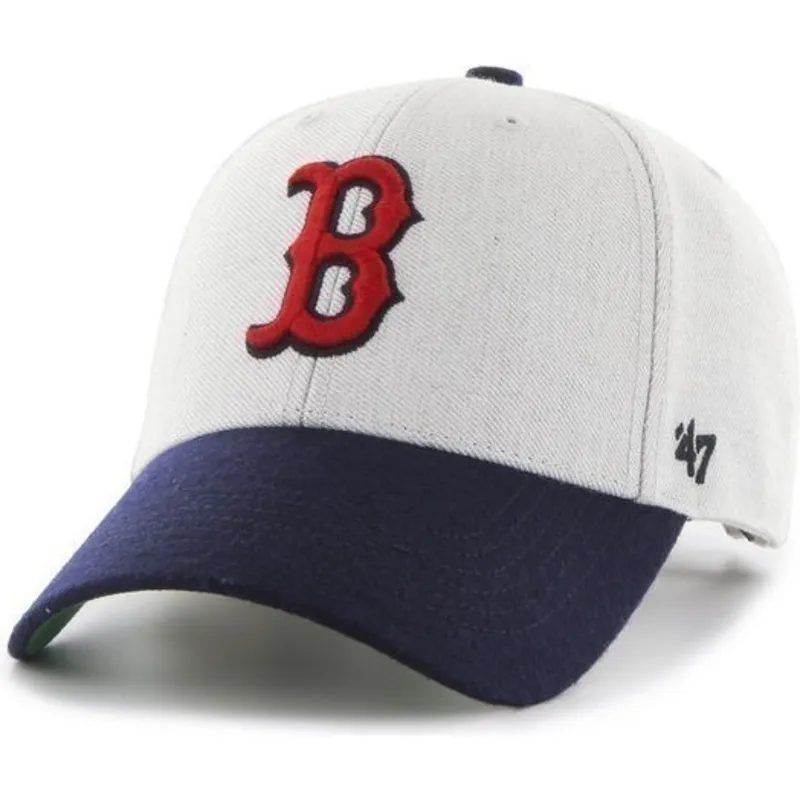 kepure-islenkta-pilka-reguliuojamas-boston-red-sox-mlb-47-brand
