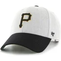 czapka-z-zakrzywionym-daszkiem-szara-i-czarnym-daszkiem-mlb-pittsburgh-pirates-od-47-brand