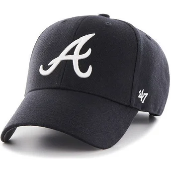 kepure-islenkta-tamsiai-melyna-reguliuojamas-atlanta-braves-mlb-47-brand