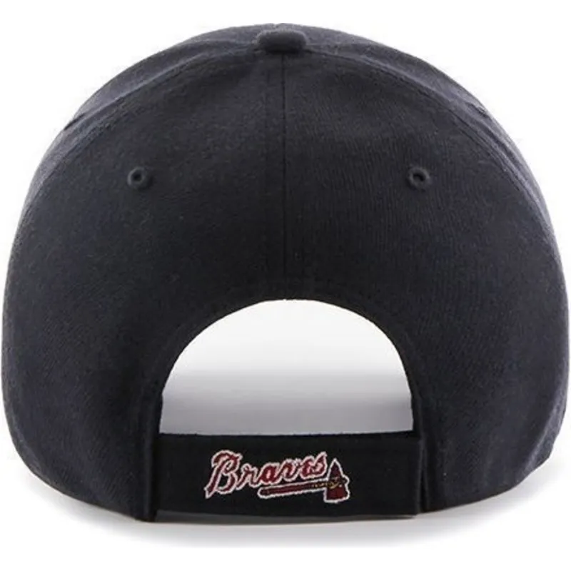 kepure-islenkta-tamsiai-melyna-reguliuojamas-atlanta-braves-mlb-47-brand kepure-islenkta-tamsiai-melyna-reguliuojamas-atlanta-braves-mlb-47-brand