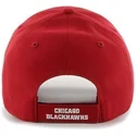 kepure-islenkta-raudona-reguliuojamas-chicago-blackhawks-nhl-47-brand