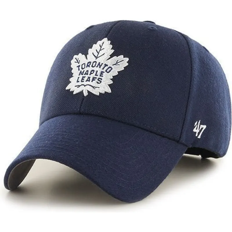 cap-islenkta-navy-blue-adjustable-strap-toronto-maple-leafs-nhl-47-brand