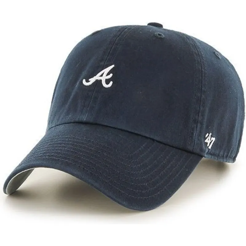 kepure-islenkta-tamsiai-melyna-reguliuojamas-atlanta-braves-mlb-47-brand