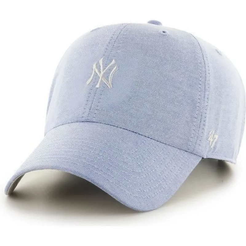 kepure-islenkta-melyna-reguliuojamas-new-york-yankees-mlb-47-brand
