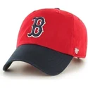 kepure-islenkta-raudona-reguliuojamas-boston-red-sox-mlb-47-brand