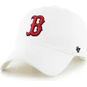 kepure-islenkta-balta-reguliuojama-juostele-frontal-boston-red-sox-mlb-47-brand