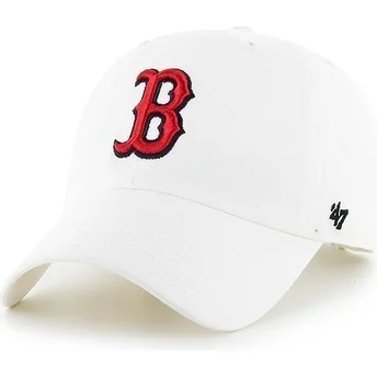 kepure-islenkta-balta-reguliuojamas-boston-red-sox-mlb-47-brand
