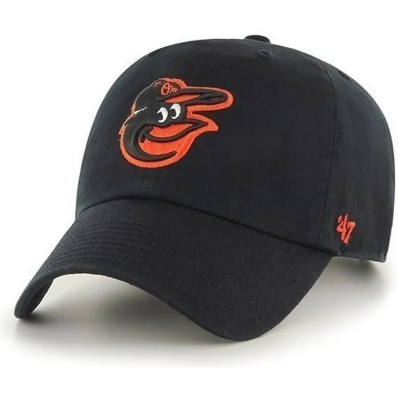 kepure-islenkta-juoda-reguliuojamas-baltimore-orioles-mlb-47-brand