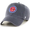 cap-islenkta-navy-blue-adjustable-strap-frontal-chicago-cubs-mlb-47-brand