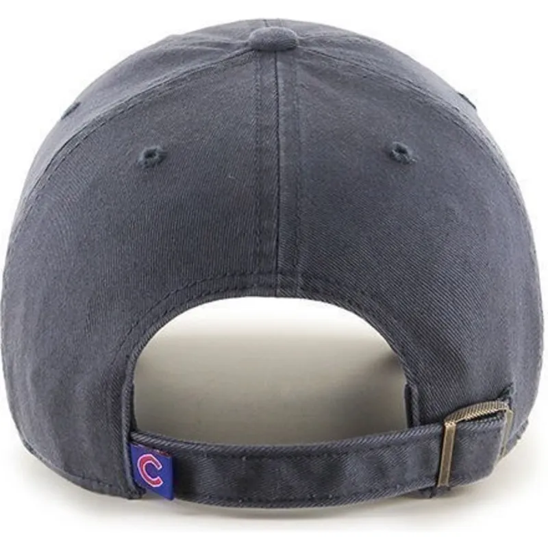 cap-islenkta-navy-blue-adjustable-strap-frontal-chicago-cubs-mlb-47-brand