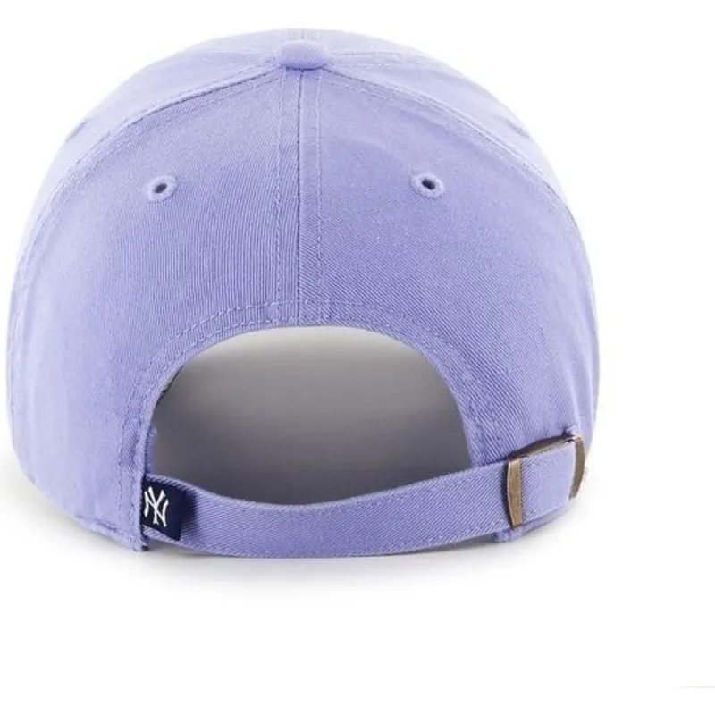 kepure-islenkta-violetine-reguliuojamas-new-york-yankees-mlb-47-brand
