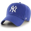 kepure-islenkta-melyna-reguliuojamas-new-york-yankees-mlb-47-brand