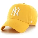 kepure-islenkta-geltona-reguliuojamas-new-york-yankees-mlb-47-brand