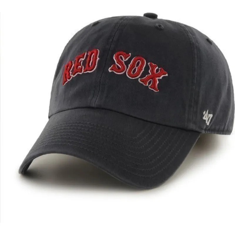 kepure-islenkta-tamsiai-melyna-reguliuojamas-nombre-boston-red-sox-mlb-47-brand