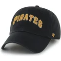 kepure-islenkta-juoda-reguliuojamas-nombre-pittsburgh-pirates-mlb-47-brand