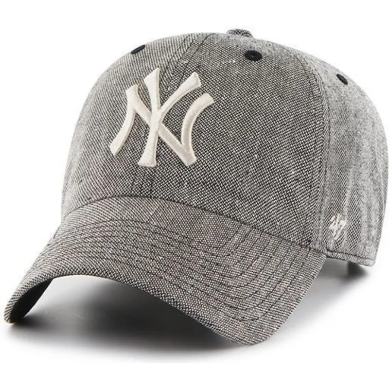 kepure-islenkta-juoda-reguliuojamas-new-york-yankees-mlb-47-brand