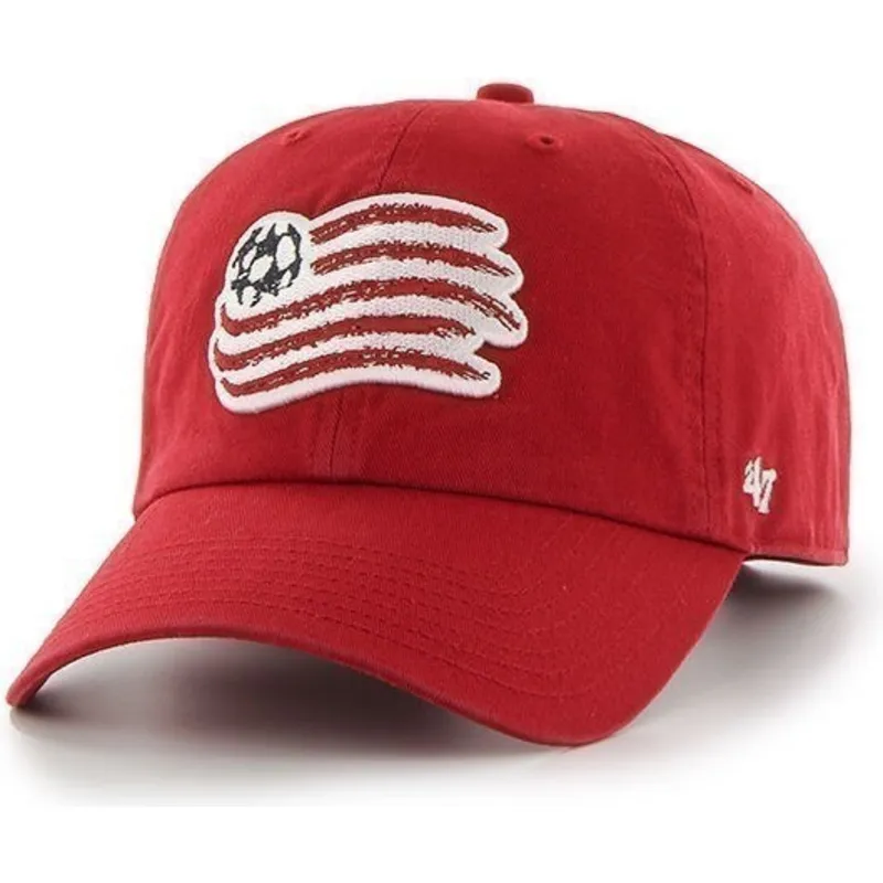kepure-islenkta-raudona-reguliuojamas-new-england-revolution-fc-major-league-soccer-47-brand