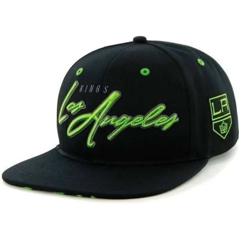 kepure-plokscia-juoda-snapback-los-angeles-kings-nhl-47-brand