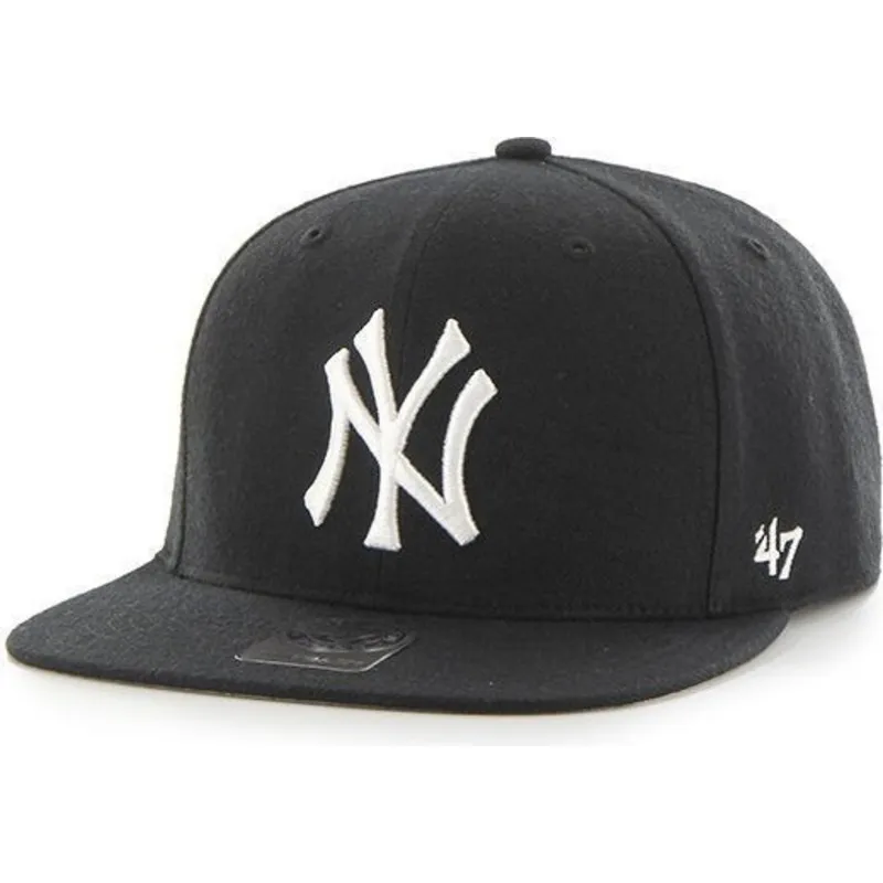 kepure-plokscia-juoda-snapback-vaikams-new-york-yankees-mlb-47-brand kepure-plokscia-juoda-snapback-vaikams-new-york-yankees-mlb-47-brand